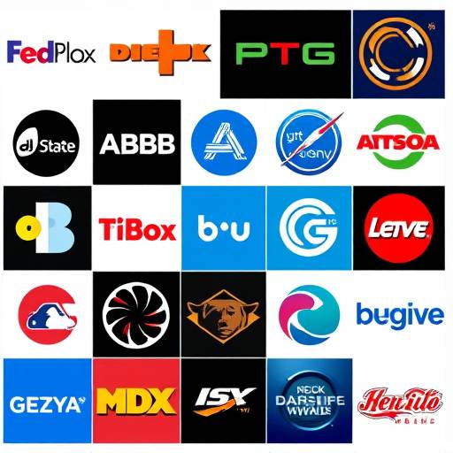 Montagem de logos de diversas plataformas de streaming populares